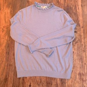 Boden Ruffle Neck Sweater in Lilac